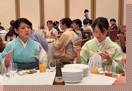 歓談風景（みかわやさん）