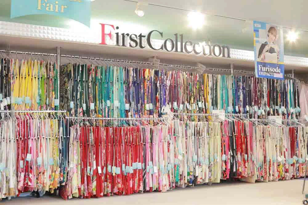 ファーストコレクション 熊谷行田店の振袖コーナー