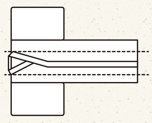 長襦袢の畳み方を説明した写真2