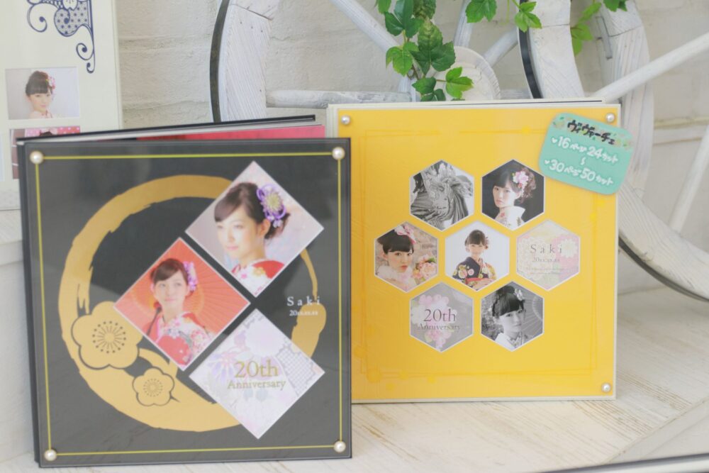 成人式前撮り撮影 昔はなかった特殊加工されたアルバムと今の流行り 八木橋店 いせや呉服店