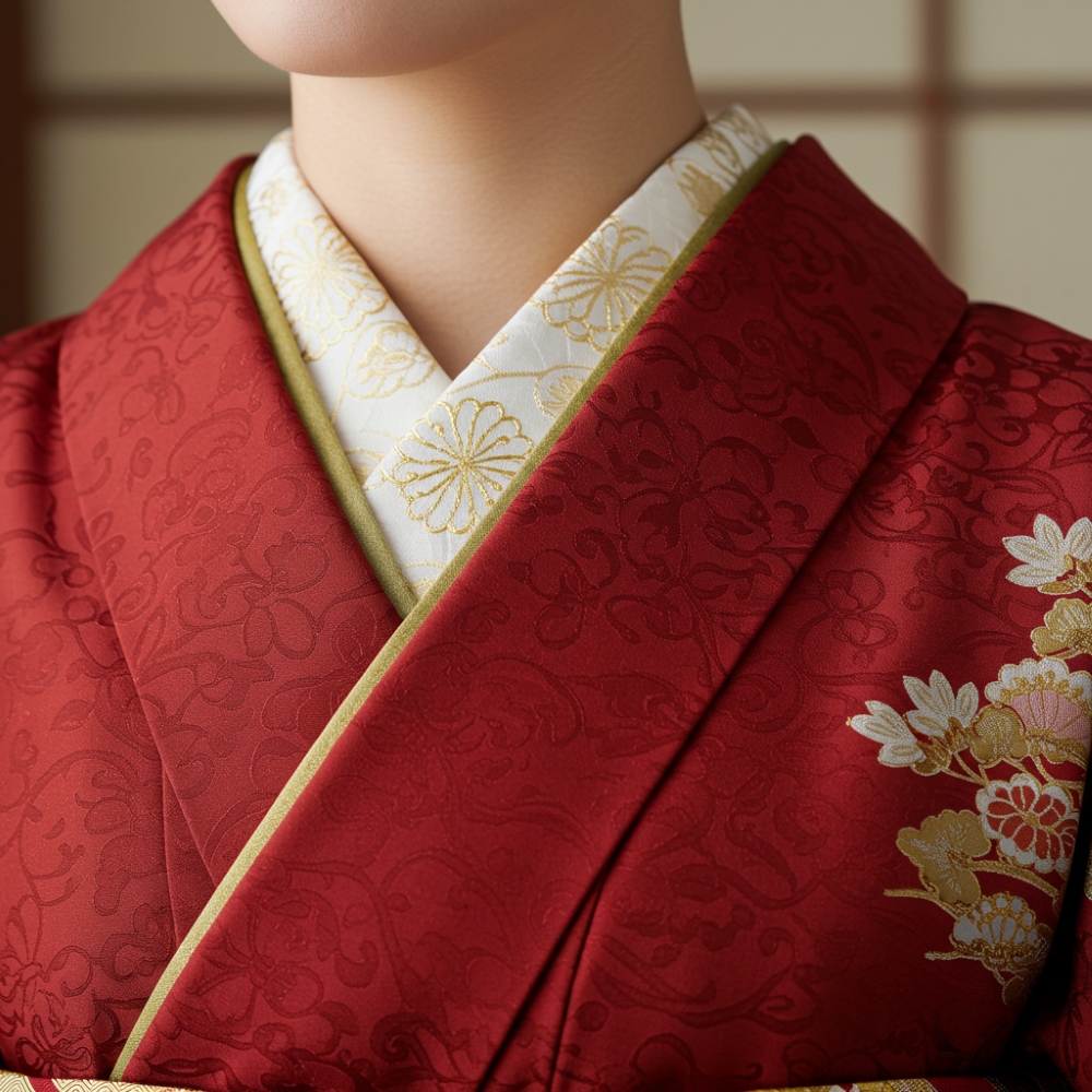 赤い振袖