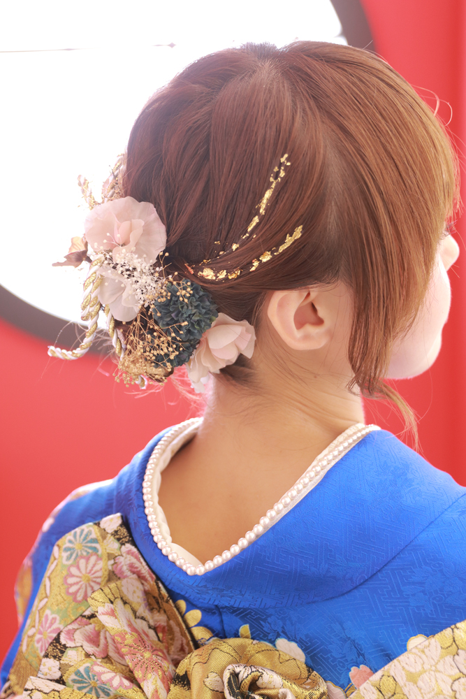 シニヨンヘアアレンジ