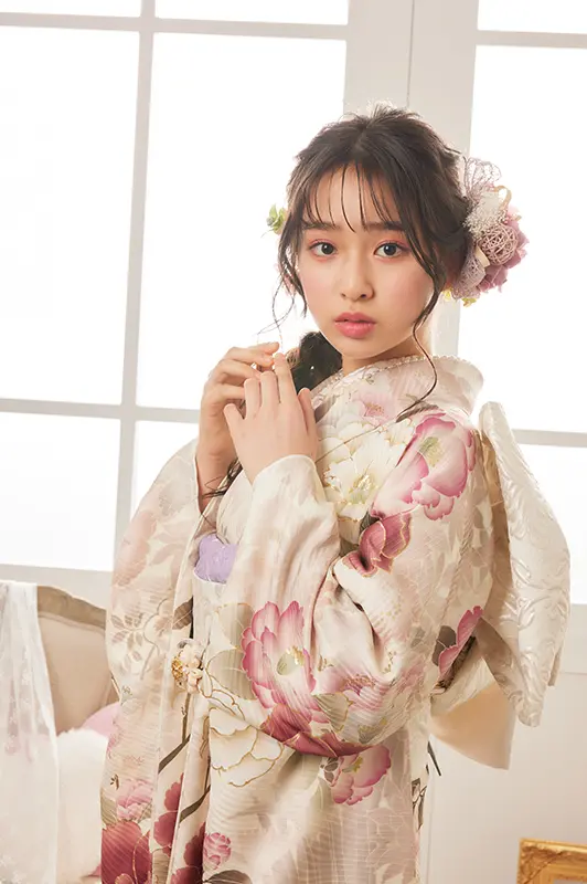 パステル系振袖