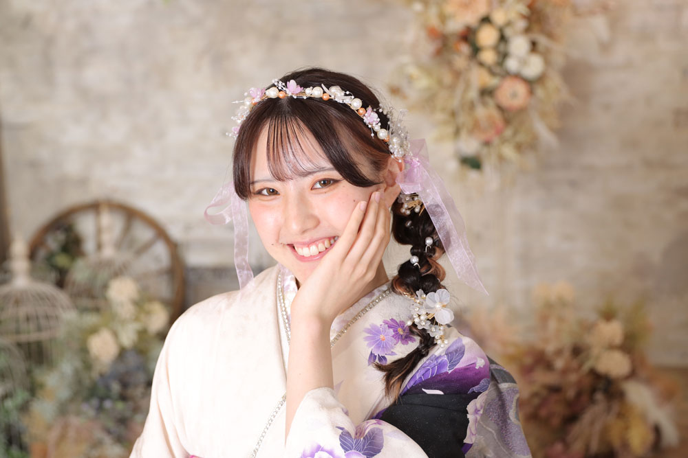 振袖ヘアメイク