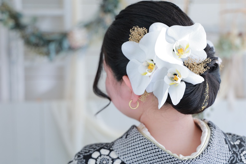 前撮りヘアスタイル