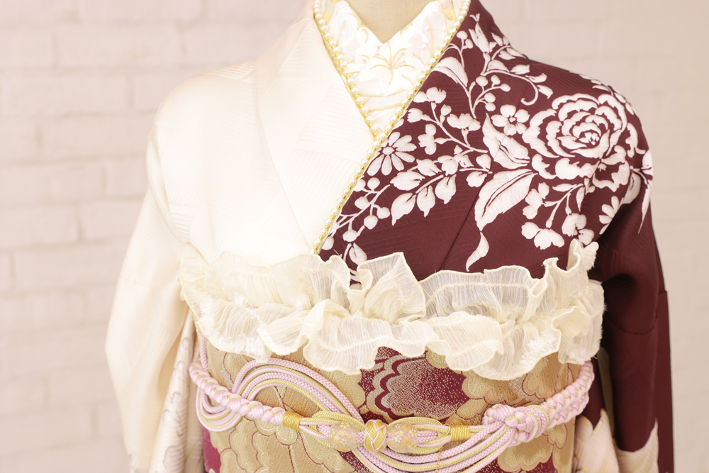 ワインレッド振袖