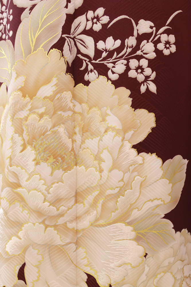 ワインレッド振袖