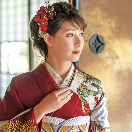 いせやの自社スタジオ　フォトスタジオKOMACHIでの前撮り撮影