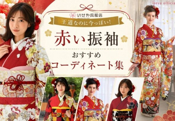 王道なのに今っぽい！赤い振袖おすすめコーディネート集