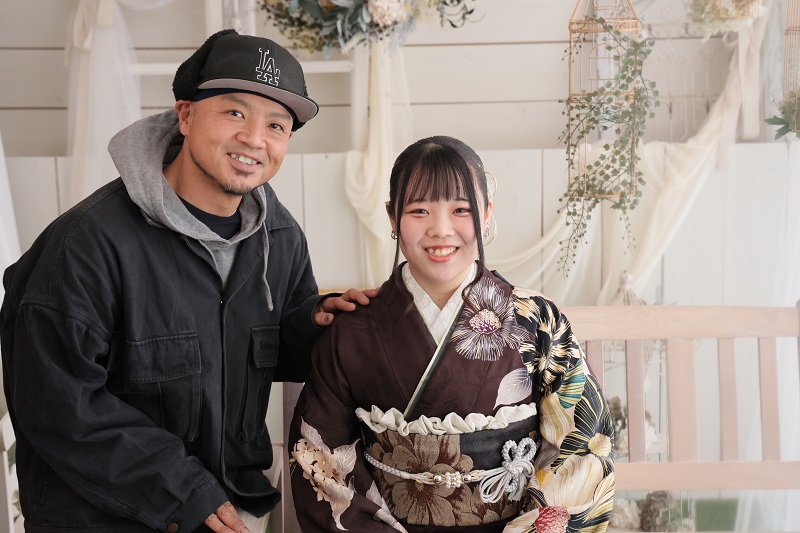 家族とのカジュアルショット