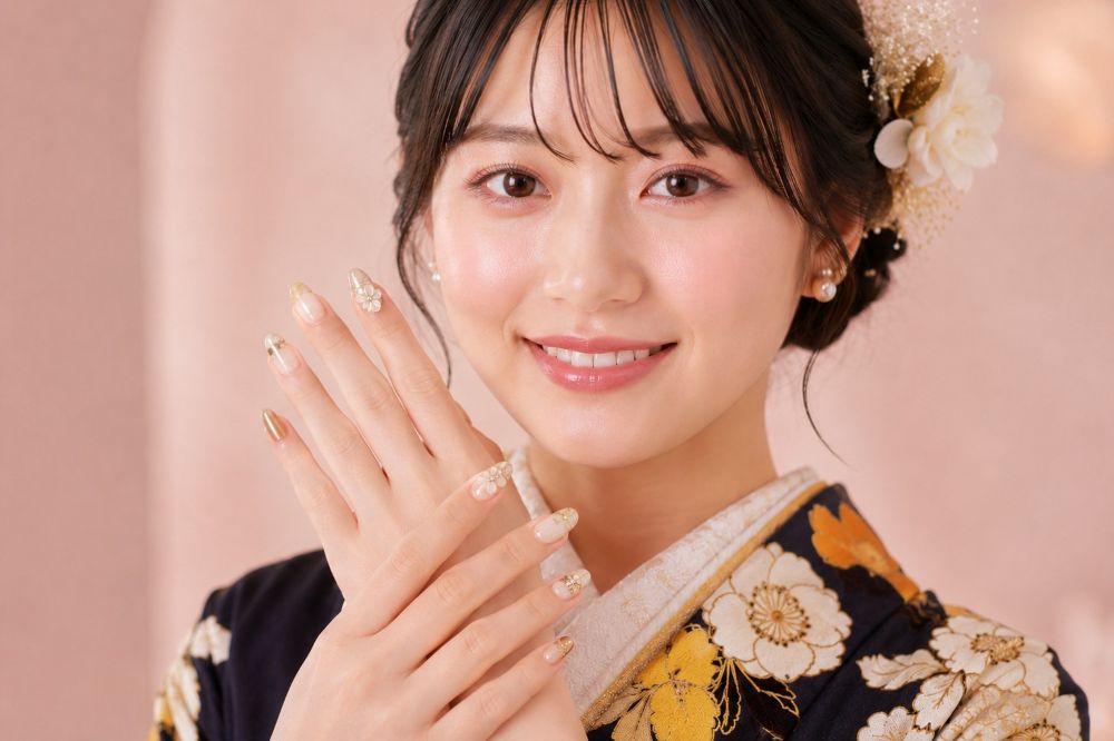 振袖似合うネイル