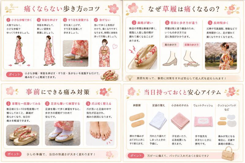 草履のはき方
