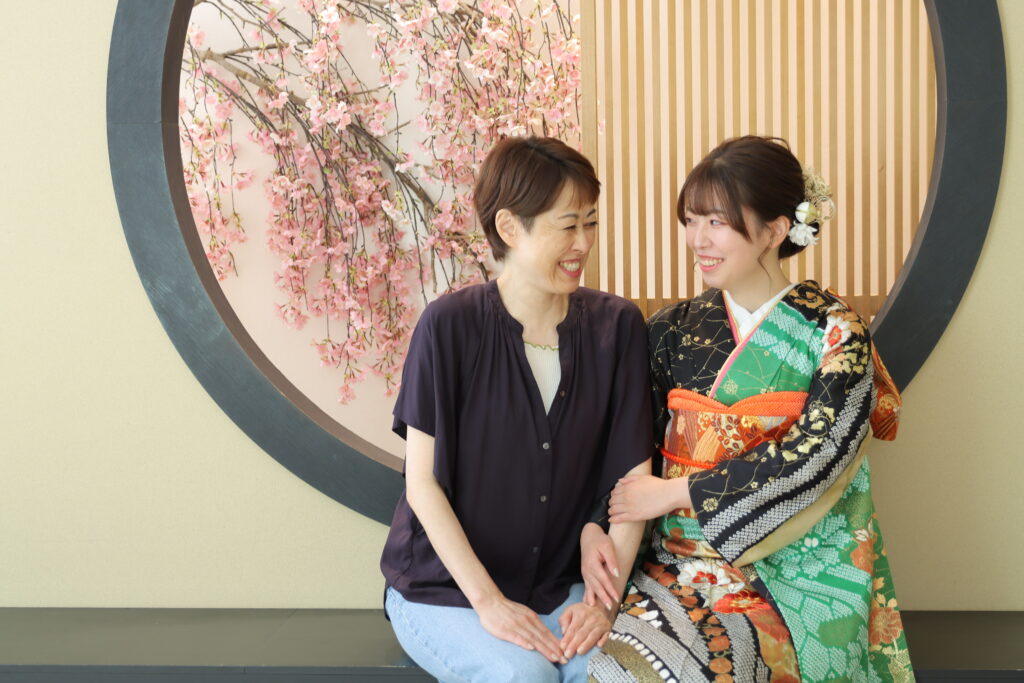 前撮り撮影会を楽しむご家族