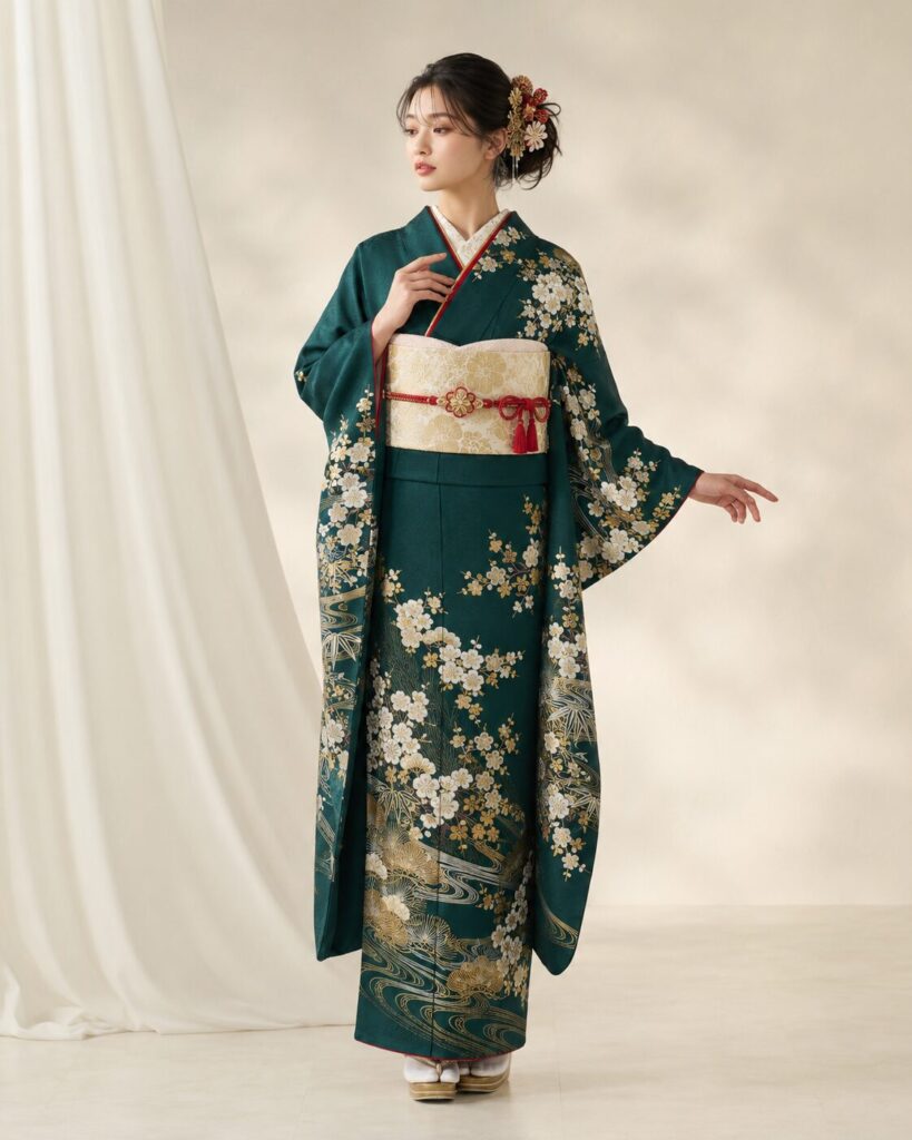 緑振袖